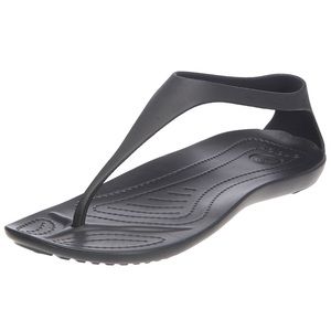 CROCS Sexi Flip Black Size 7, fits size 6